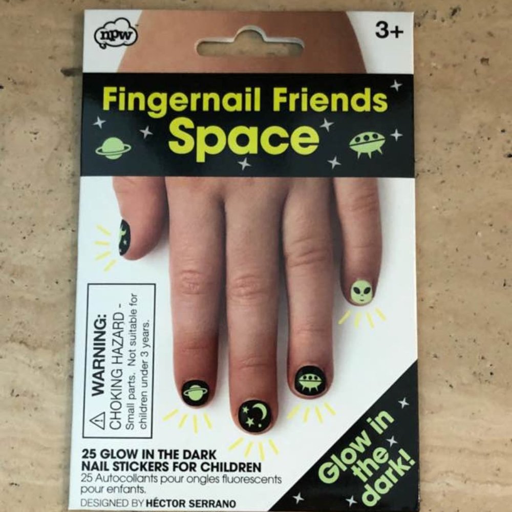 NPW Space Fingernail Stickers for Kids (NEW)